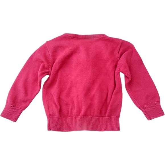 Koala Kids Cardigan Sweater Top Red Ruffle Baby Girls 12 Months  - Picture 2 of 3